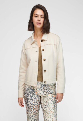 Emilia Lay Jackenblazer Jacket in faux suede in Beige: predná strana