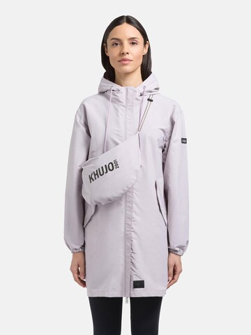Manteau mi-saison 'Ameti' khujo en violet : devant