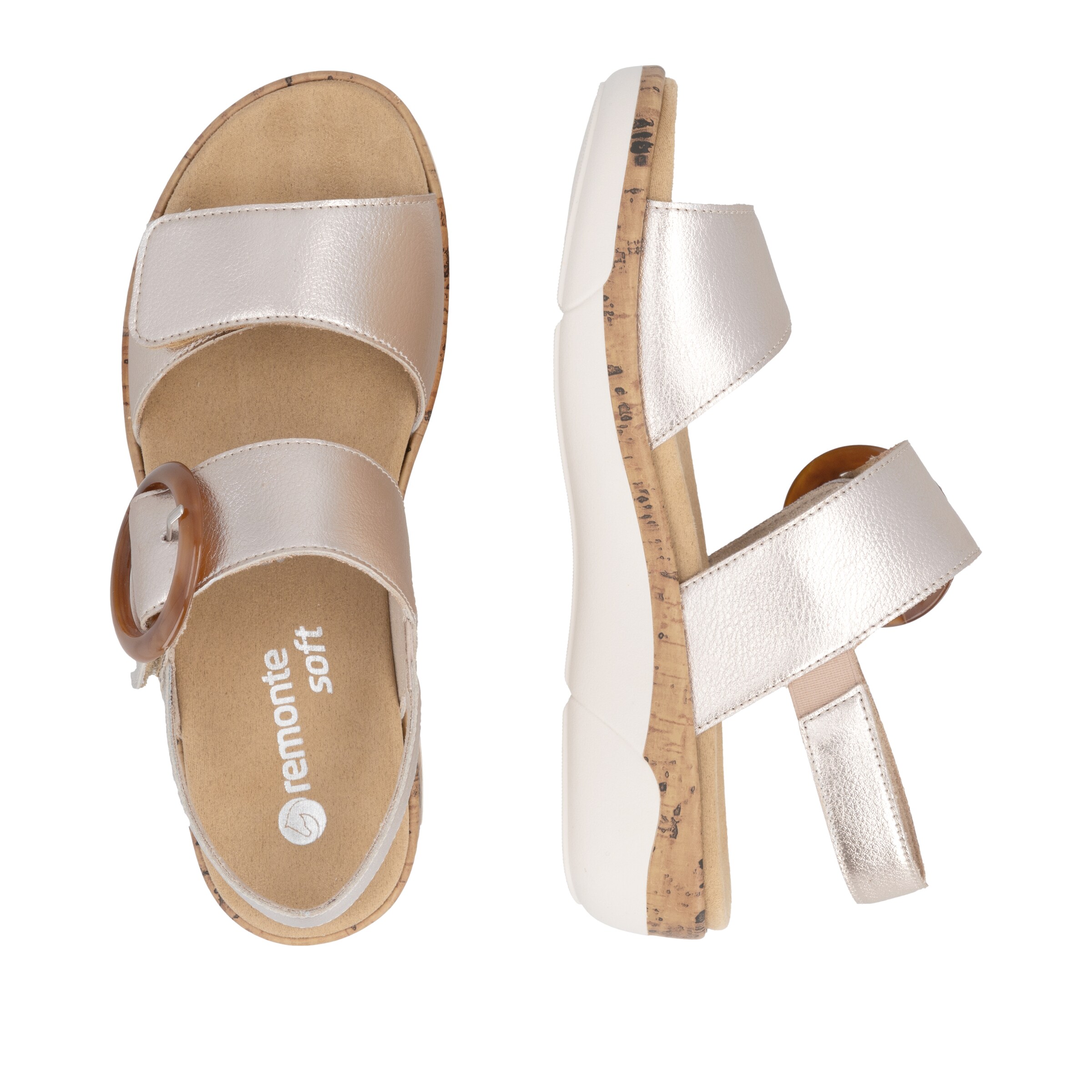 REMONTE Sandals in Beige