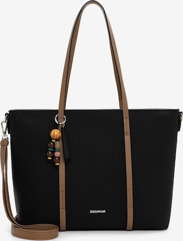Emily & Noah Shopper 'Johanna' in Schwarz: Vorderseite