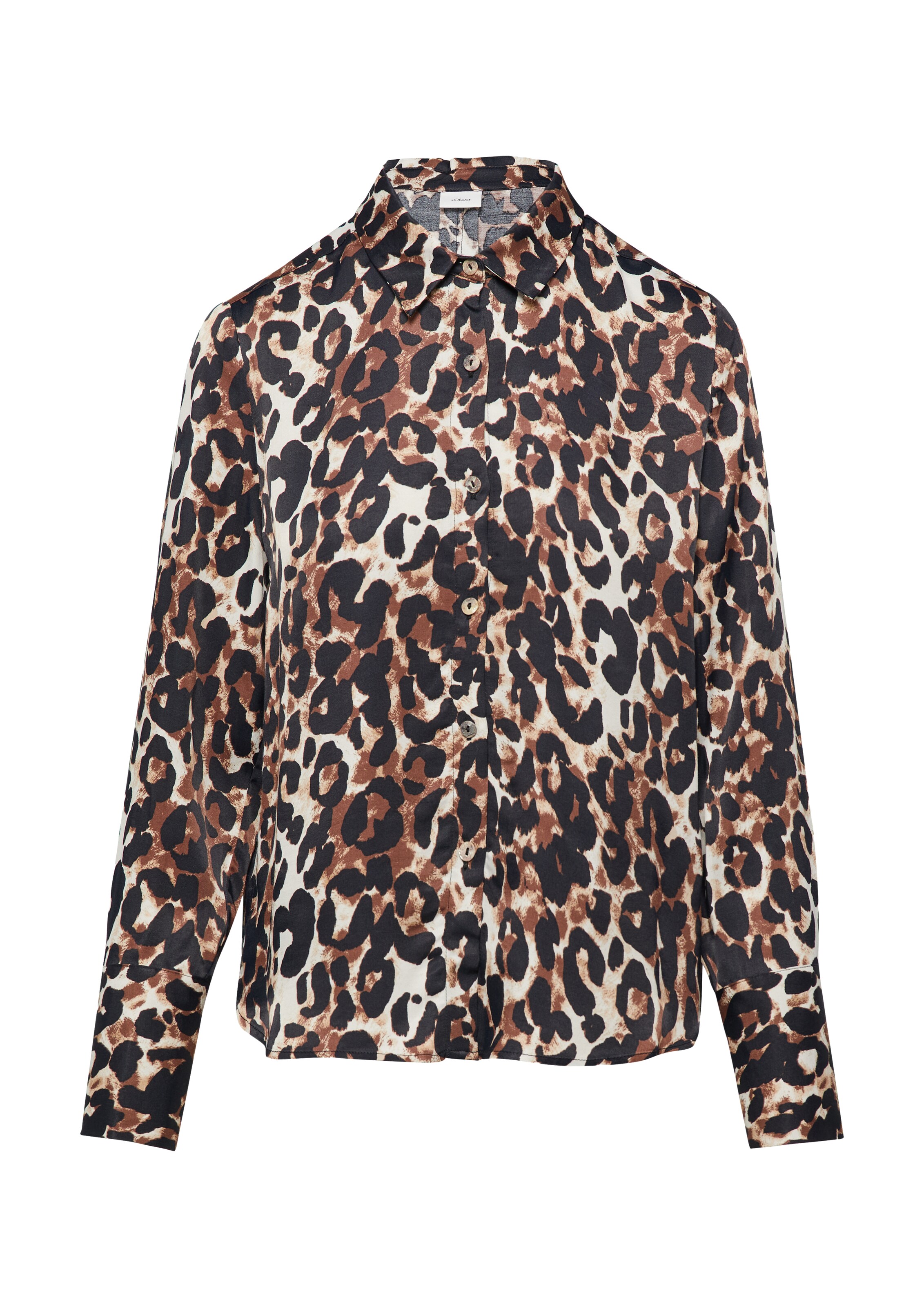 s.Oliver BLACK LABEL Bluse in Braun: Vorderseite