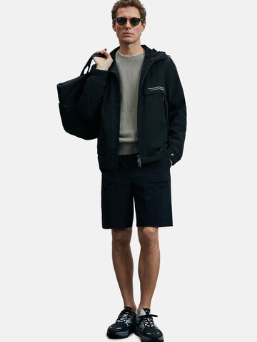 Lufian Between-season jacket 'KING' in Black