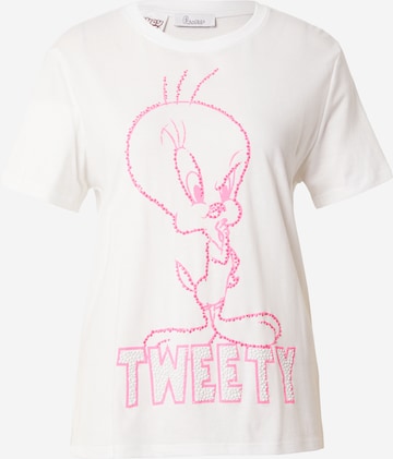 PRINCESS GOES HOLLYWOOD Μπλουζάκι 'Tweety' σε λευκό: μπροστά