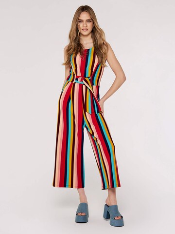 Apricot Jumpsuit in Mischfarben: Vorderseite