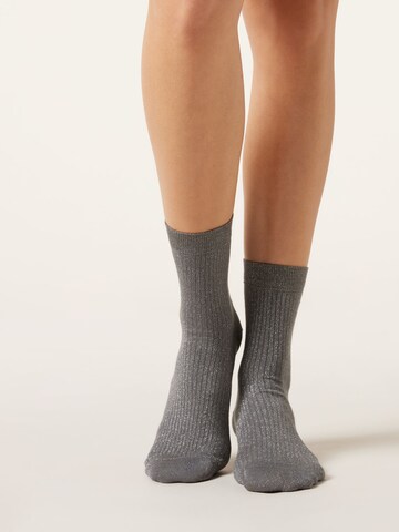 CALZEDONIA Socken in Grau