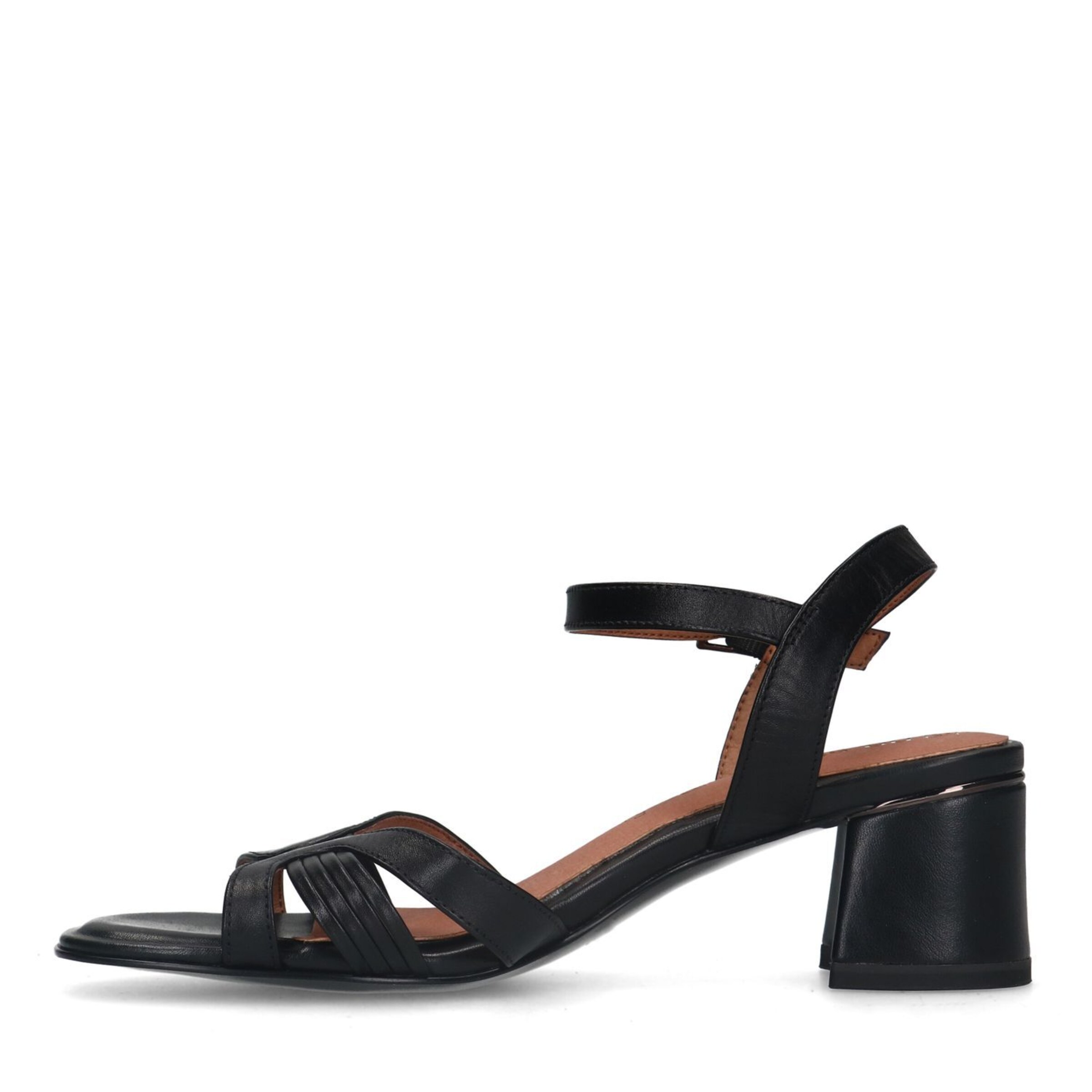 MANFIELD Sandale in Schwarz