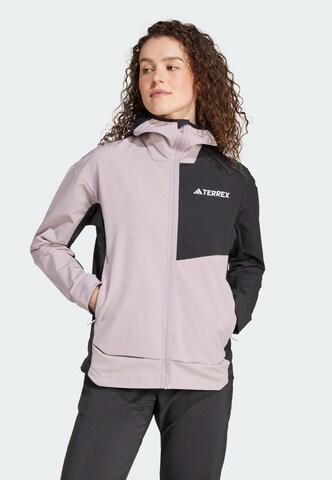 ADIDAS TERREX Outdoorjas in Lila: voorkant