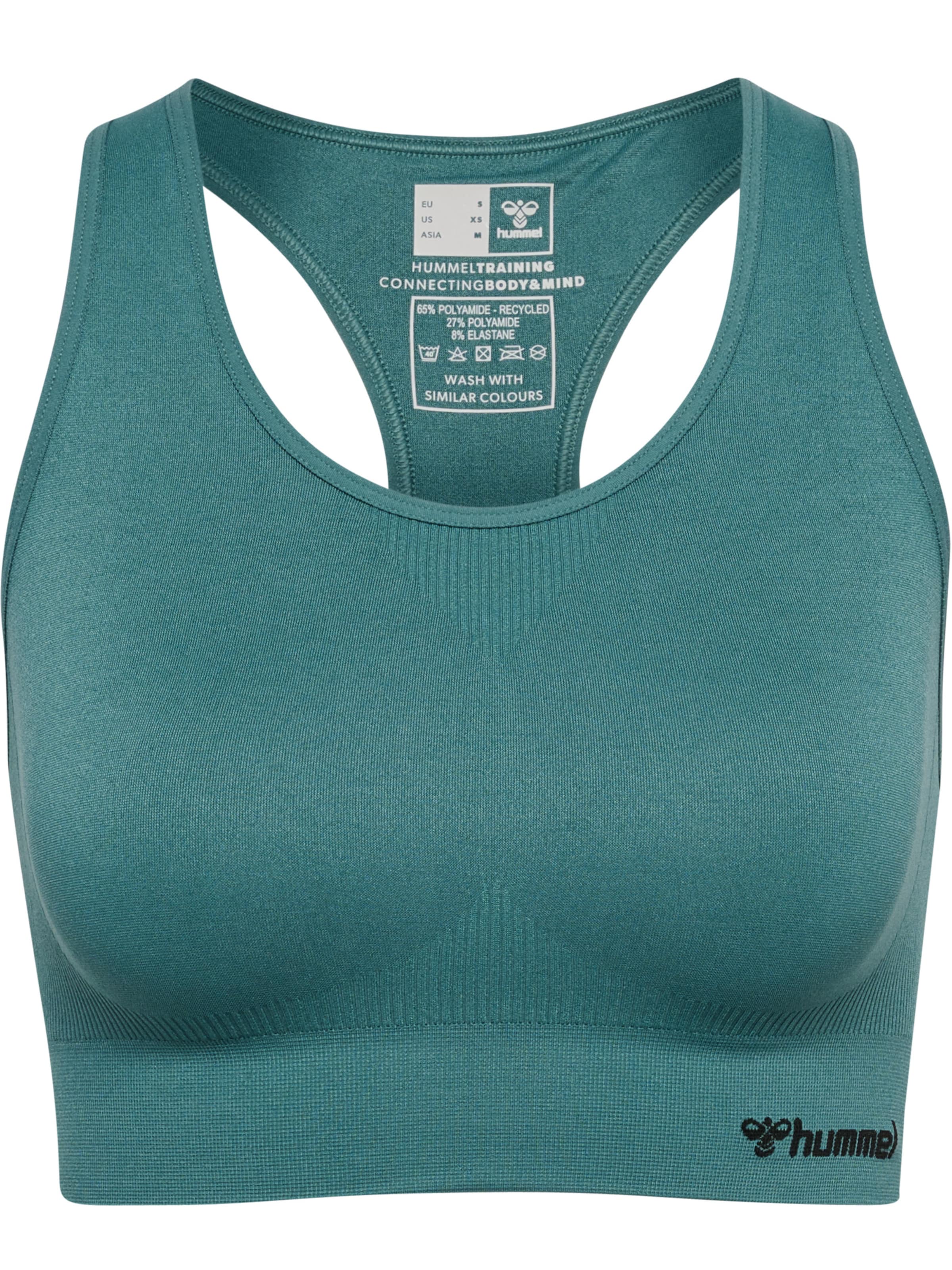 Hummel Sports Bra 'TIF SEAMLESS' in Blue: front