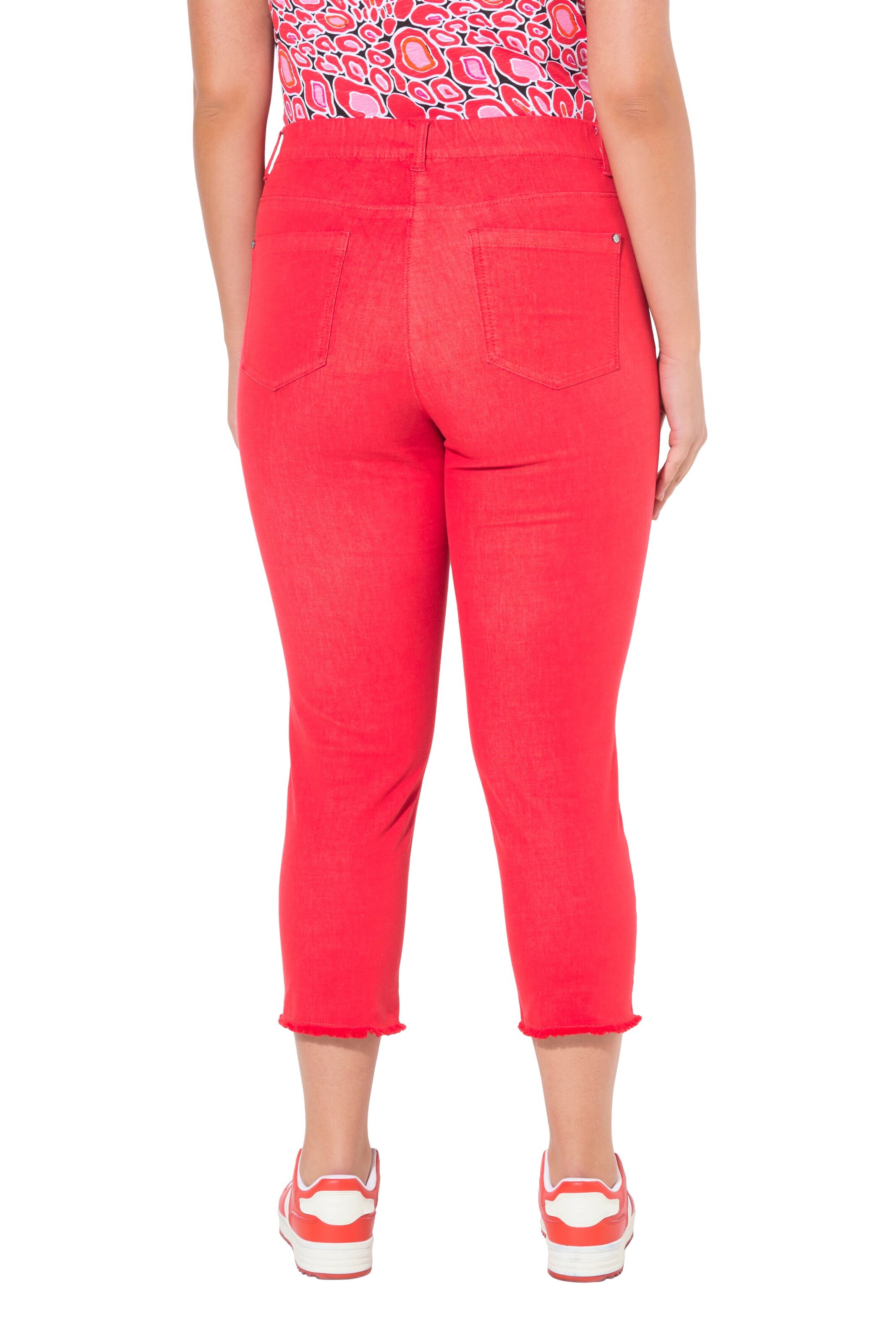 Ulla Popken Skinny Hose 'Sienna' in Rot