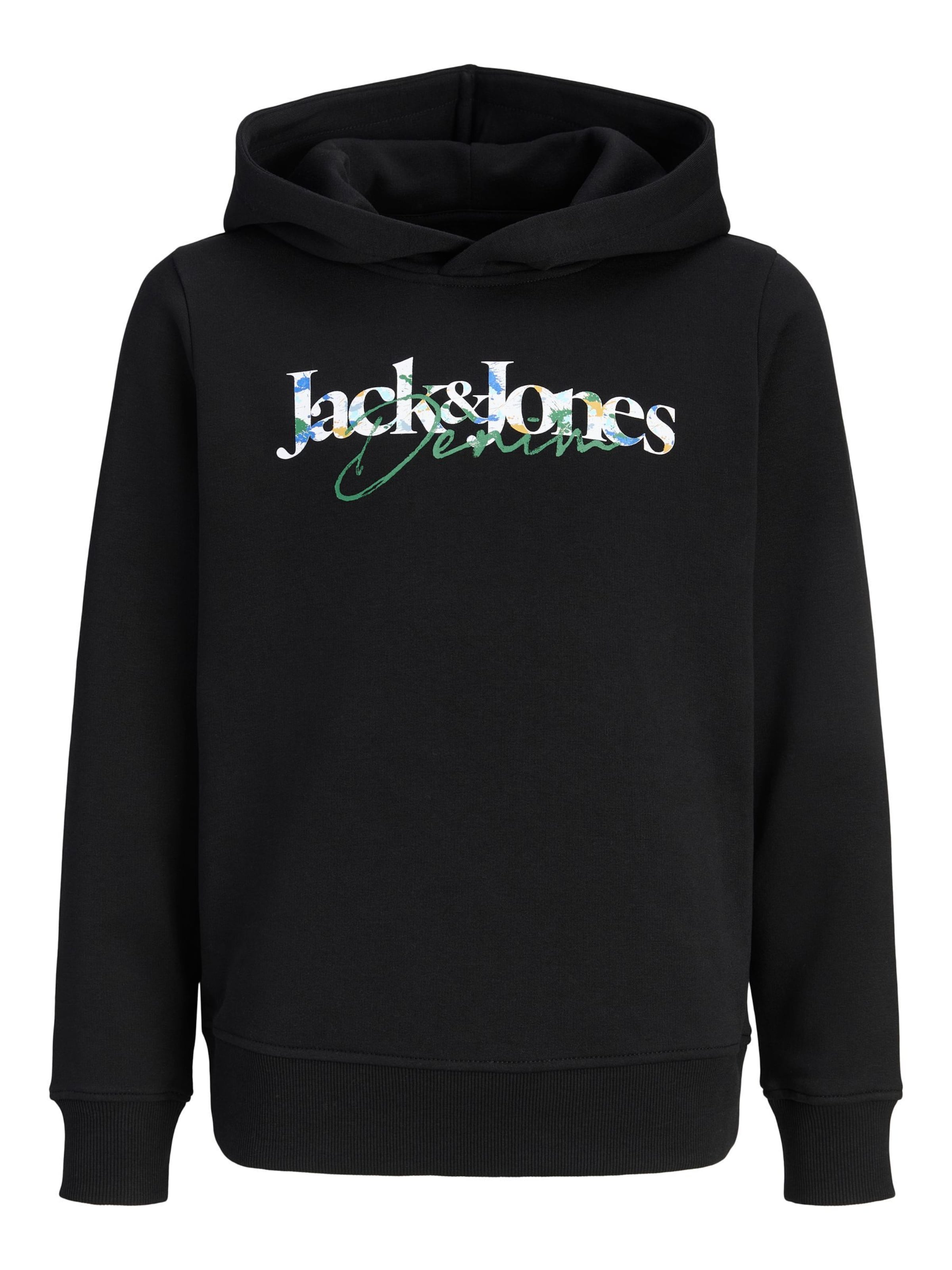 Jack & Jones Junior Свитшот 'JJTOM' в Черный: спереди