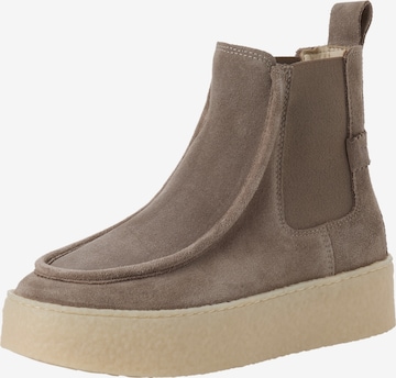 Chelsea Boots Tamaris en beige : devant