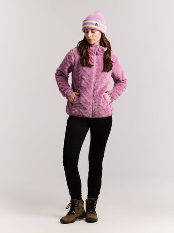PROTEST Fleece jas 'PRTFinta' in Lila