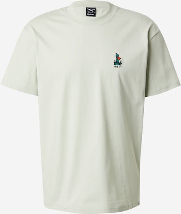 Iriedaily - Camiseta 'What The Duck' en verde: frente