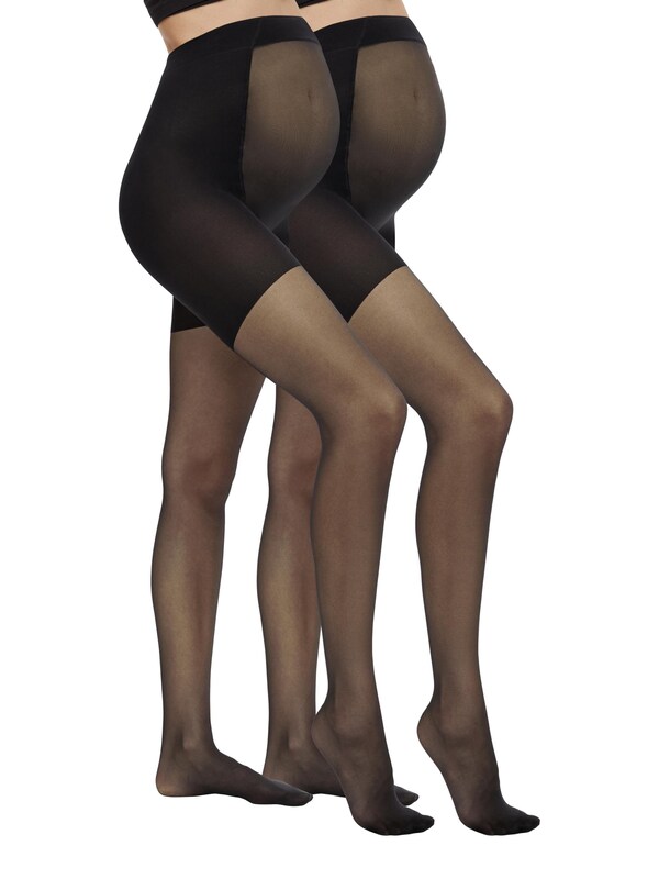 MAMALICIOUS Fine Tights 'Sabrina' in Black