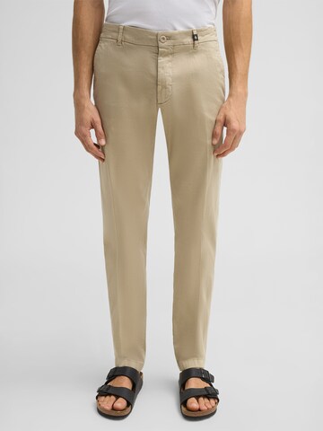 Regular Pantalon chino 'Tius' STRELLSON en beige : devant