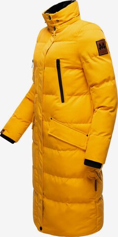 MARIKOO - Abrigo de invierno 'Schneesternchen' en amarillo