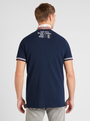 CAMP DAVID Poloshirt in Blau