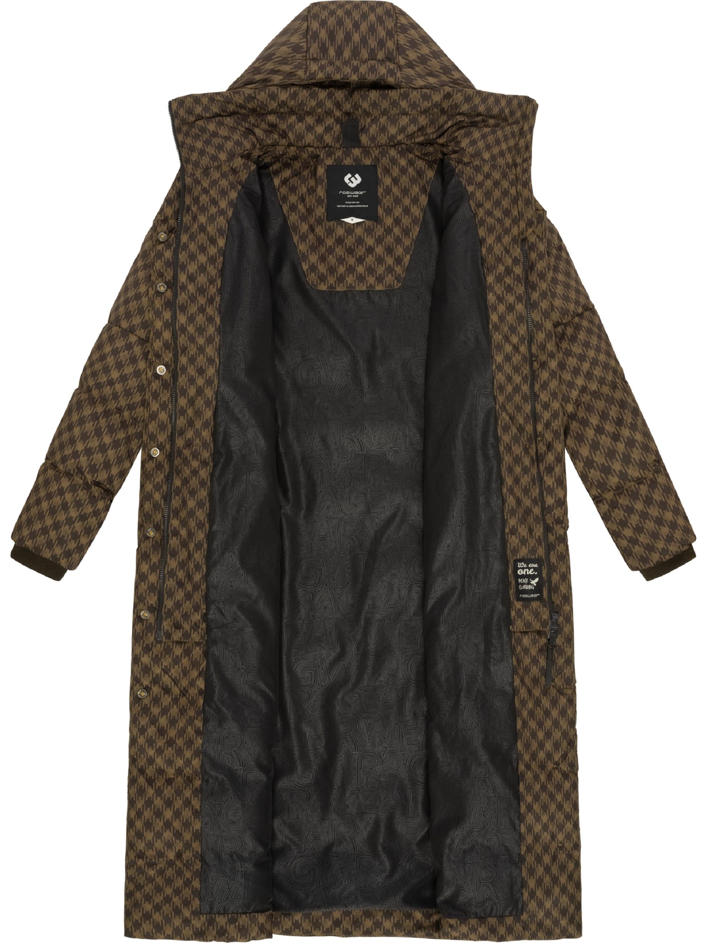 Ragwear Vinterfrakke 'Niara' i brun