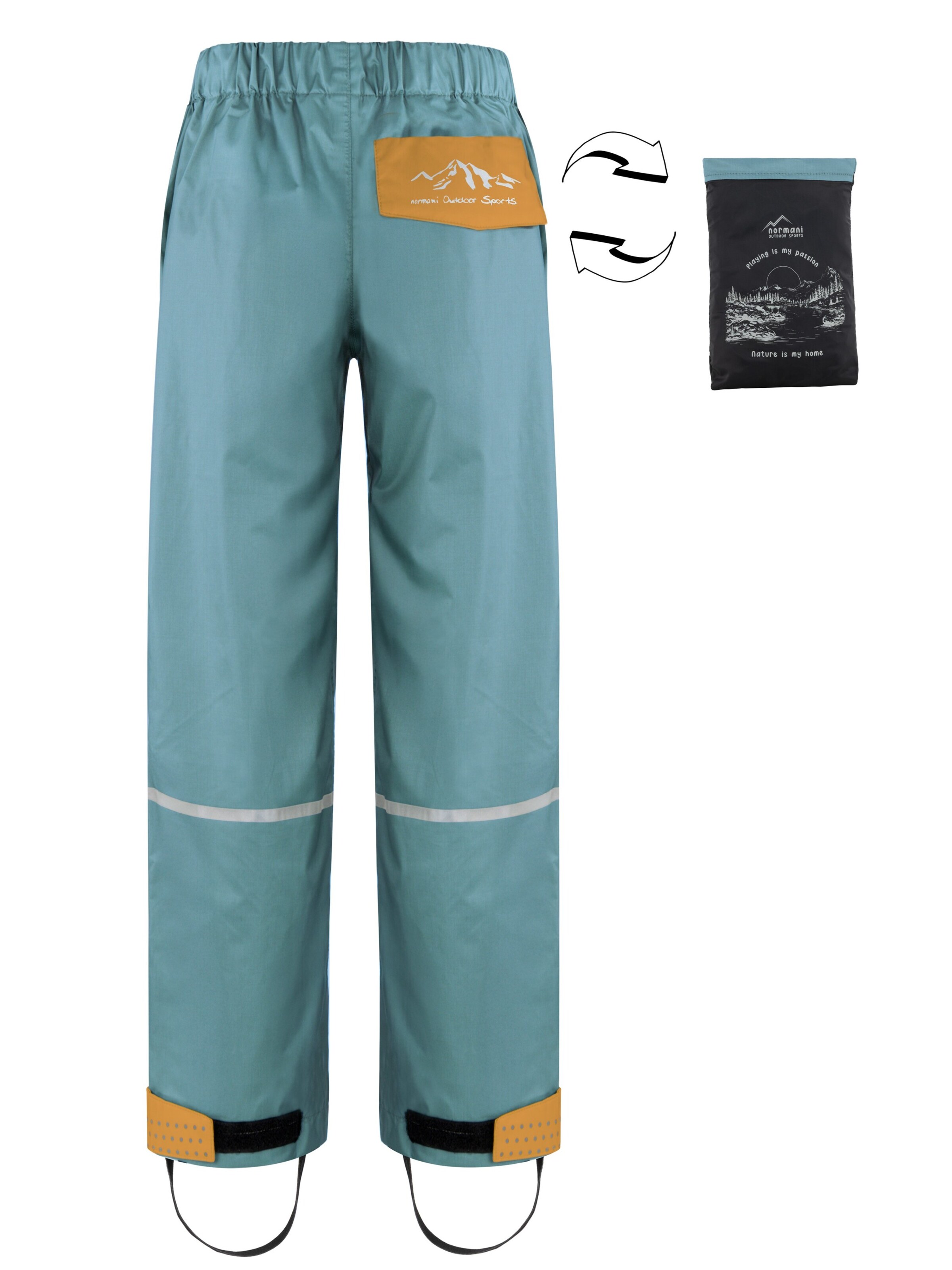 Regular Pantalon d'extérieur 'Thurlow' normani en bleu