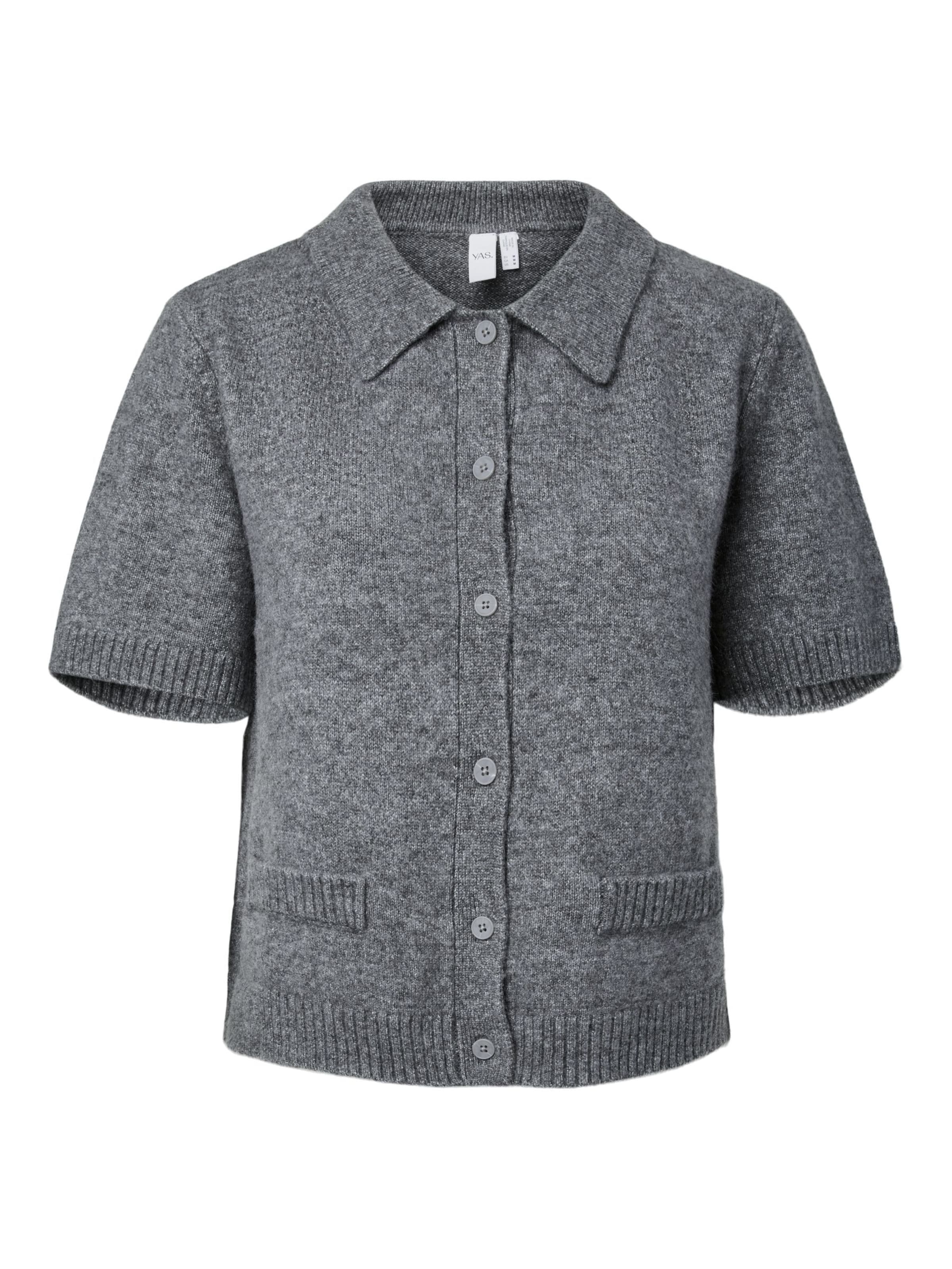 YAS Cardigan 'YASFRilo' i grå: forside