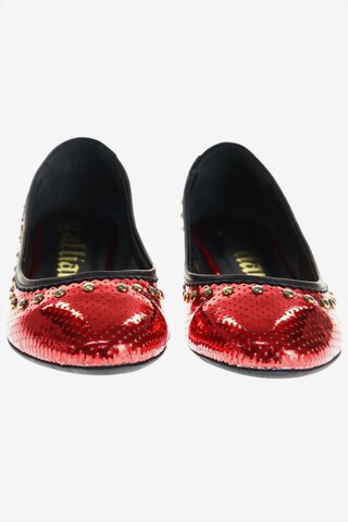 Galliano Flats & Loafers in 36 in Red