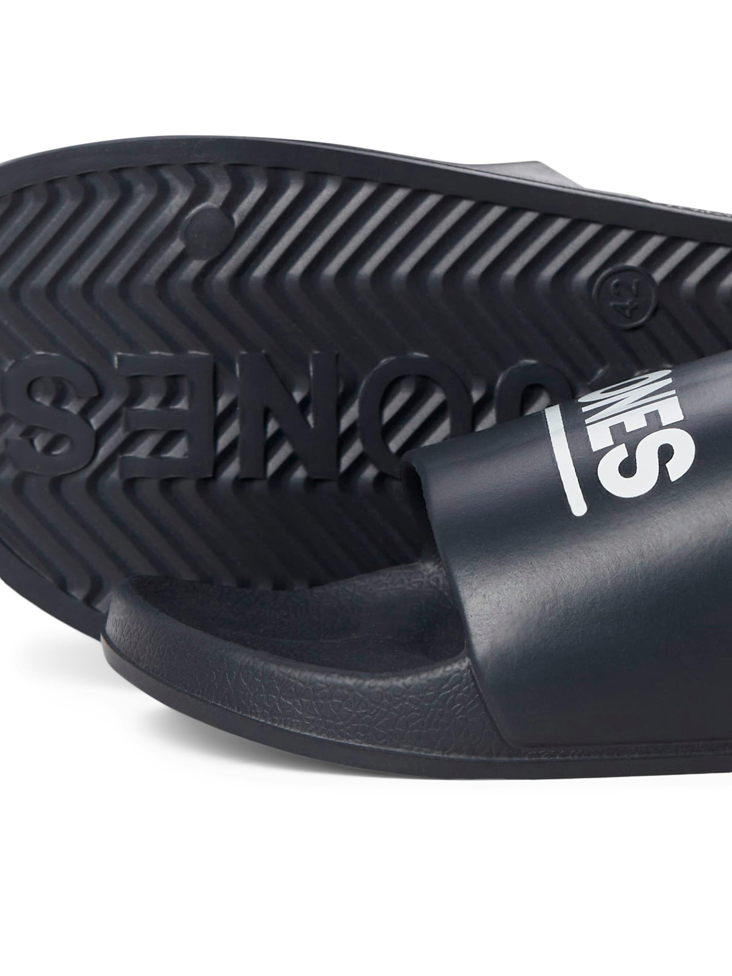 JACK & JONES Strand-/badschoen 'JFWOLLIE' in Zwart