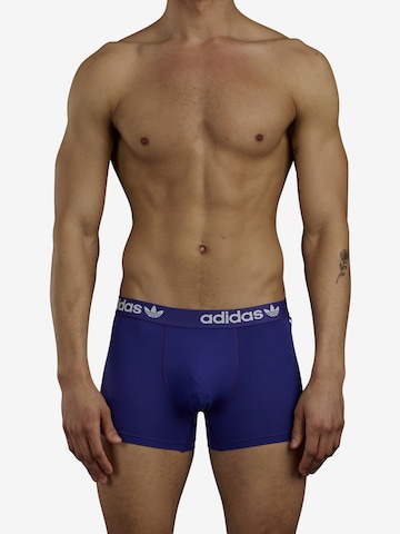 ADIDAS ORIGINALS Boxer shorts ' Comfort Flex Cotton 3 Stripes ' in Blue: front