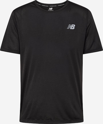 new balance Performance shirt in Black: front