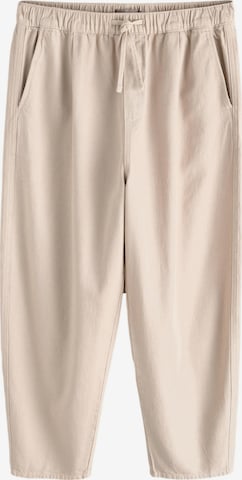 Barrel Pantalon Next en beige : devant