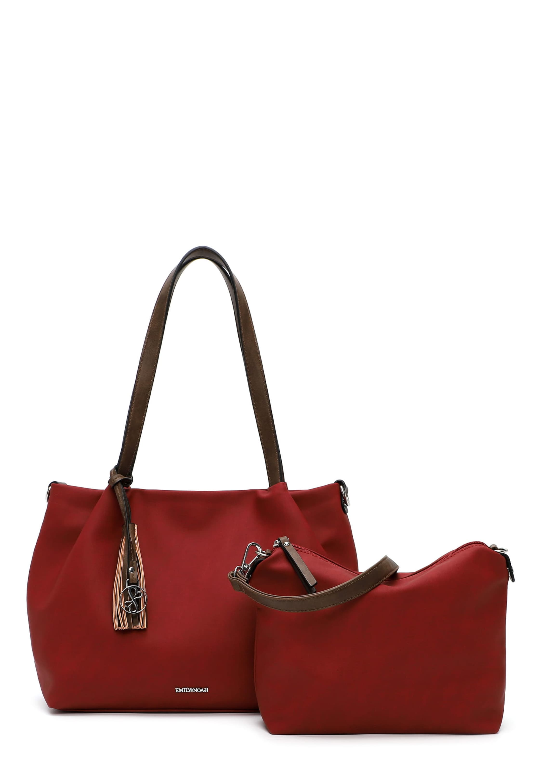 Cabas 'Elke' Emily & Noah en rouge