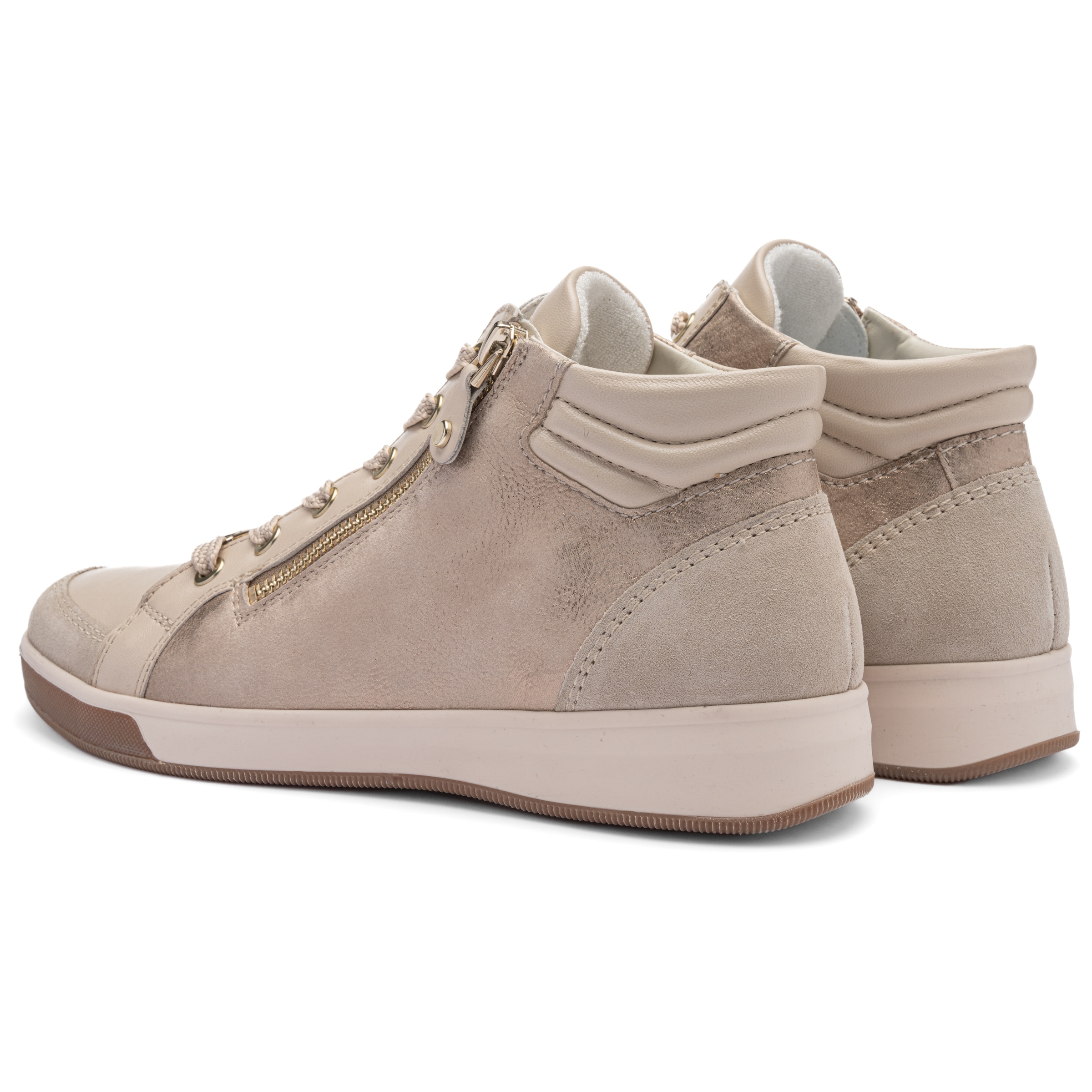 ARA High-Top Sneakers in Beige