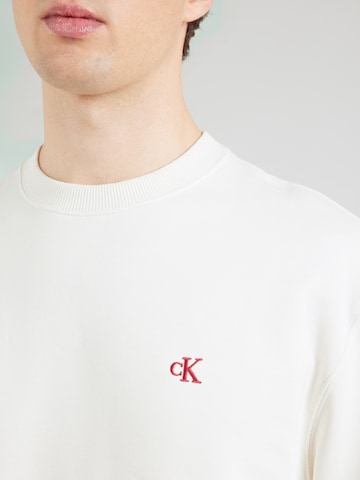 balts Calvin Klein Jeans Sportisks džemperis