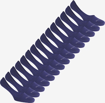 Blackspade Enkelsokken ' No Show Socks ' in Blauw: voorkant