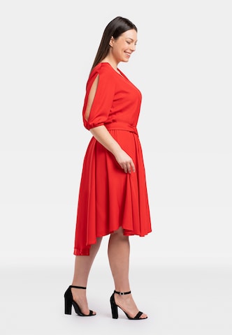 Karko Cocktail Dress ' OLIWIA ' in Red