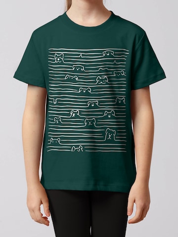 T-Shirt 'Doodle Dogs' watabout.kids en vert : devant