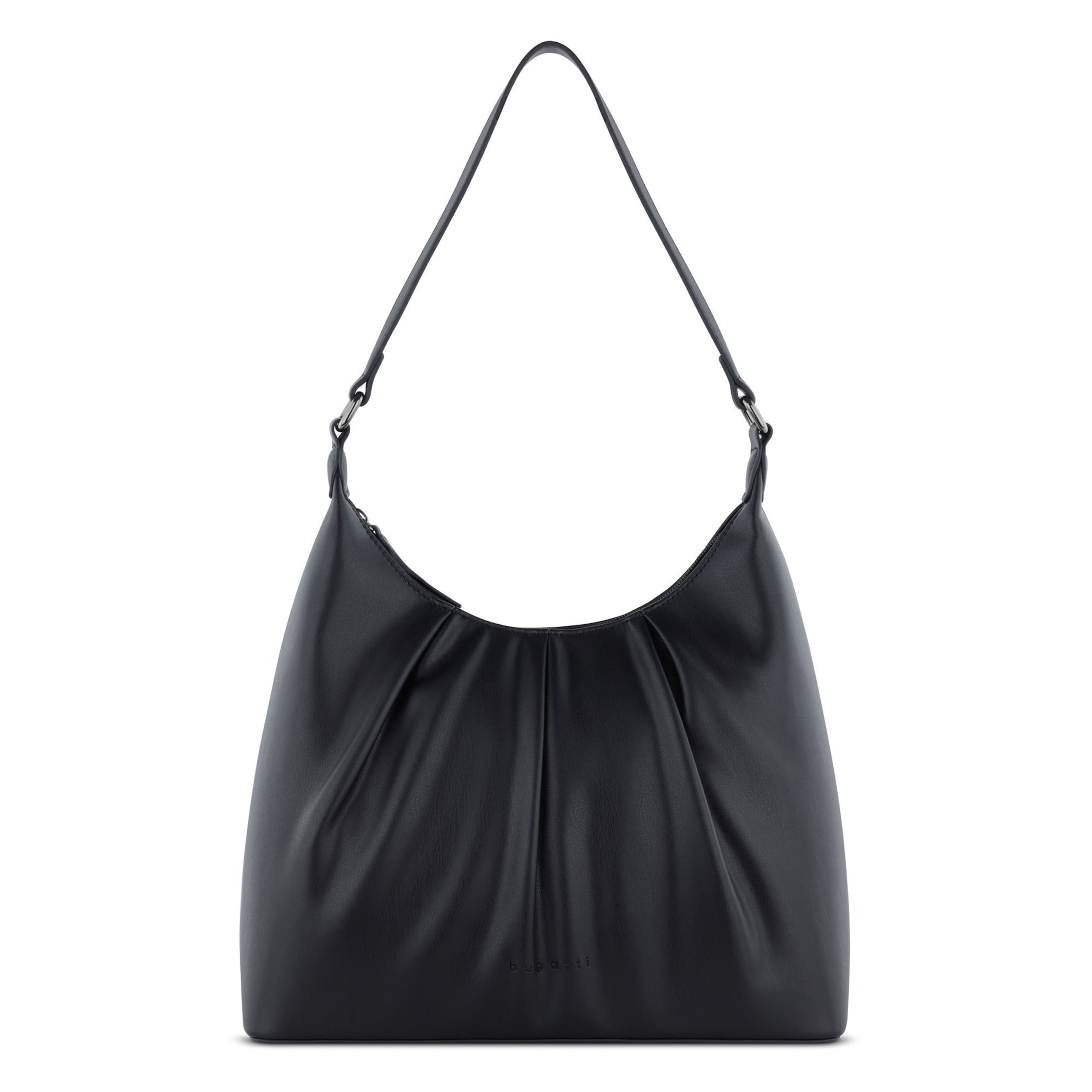 Borsa a spalla di bugatti in nero: frontale