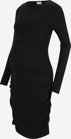 Robe MAMALICIOUS en noir : devant