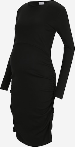 MAMALICIOUS Dress in Black: front