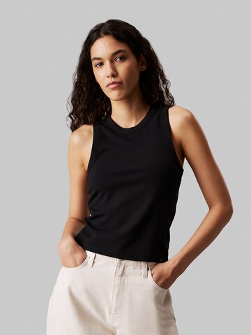 Calvin Klein Jeans Top 'Milano' in Black: front