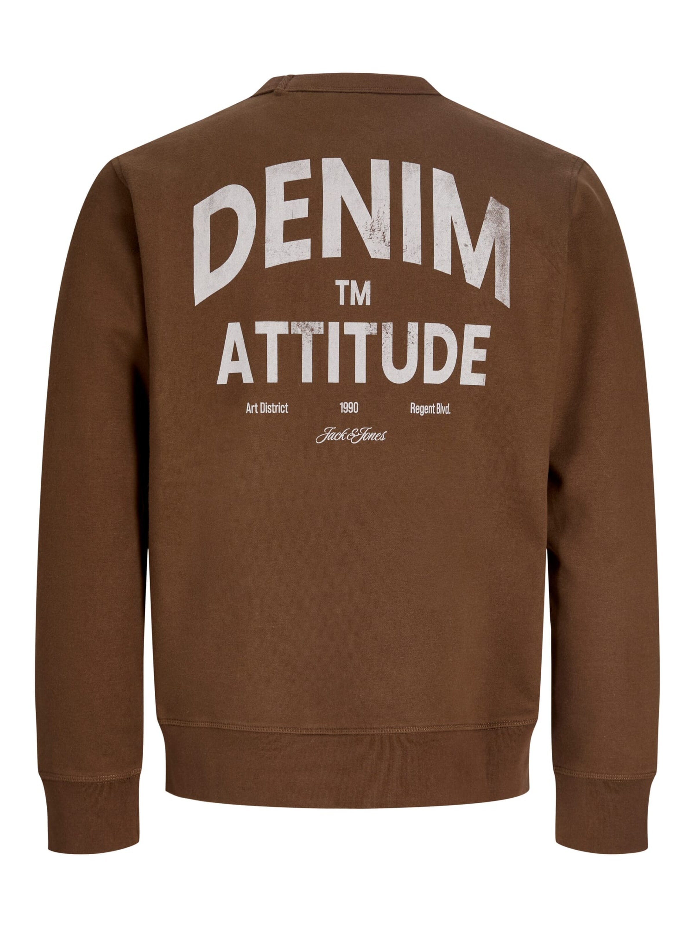 JACK & JONES Sweater 'dover' in Brown