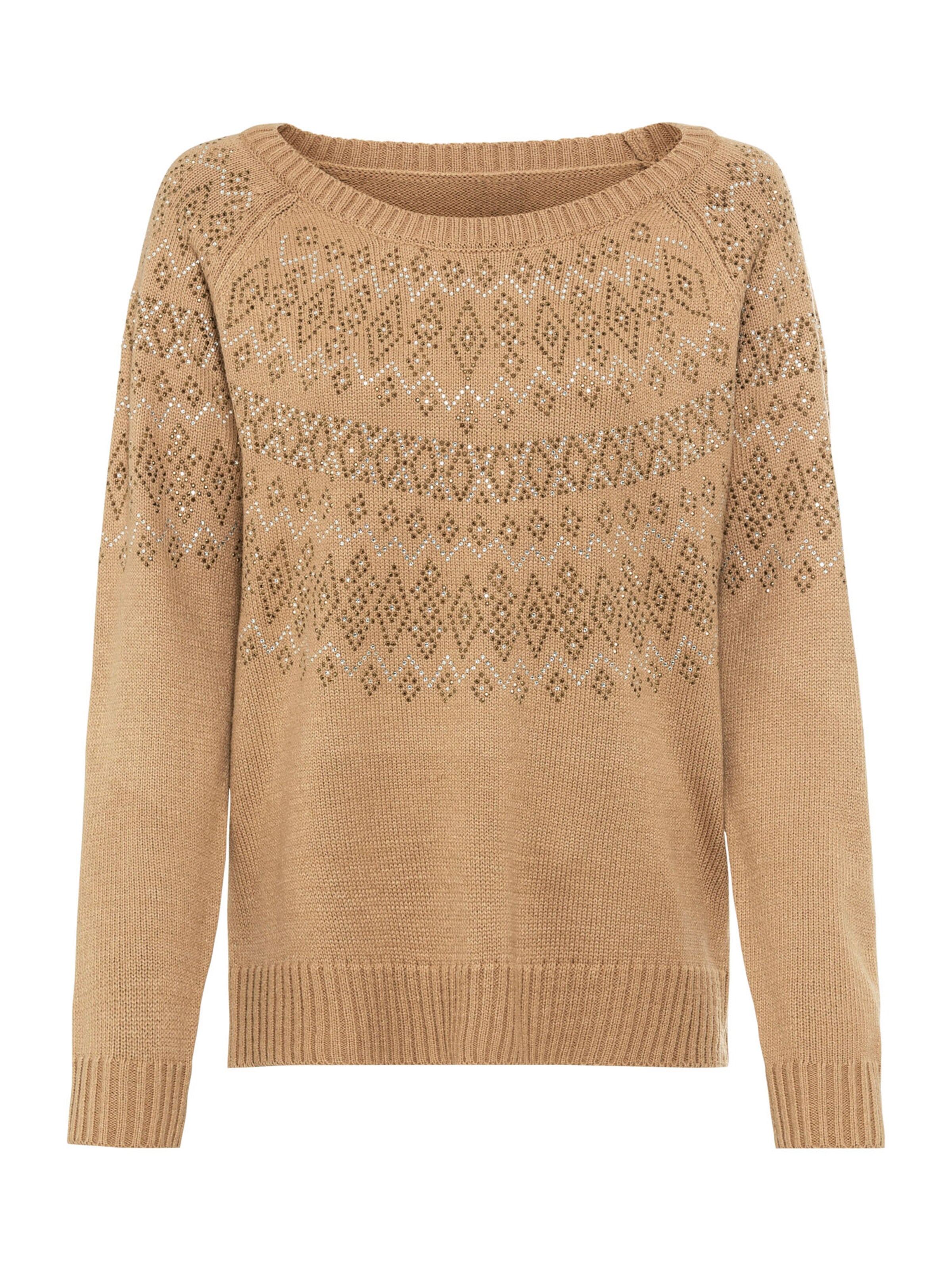 Pull-over heine en beige : devant
