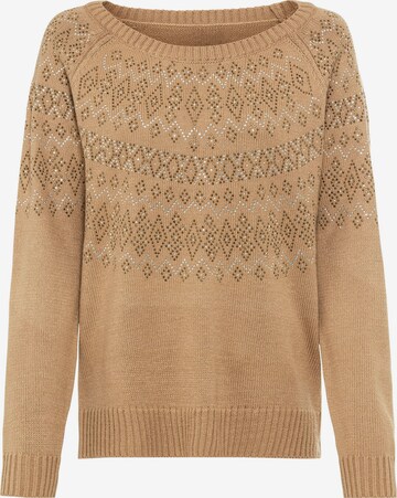 heine Sweater in Beige: front