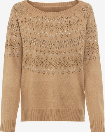 heine Sweater in Beige: front