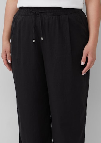 Wide Leg Pantalon s.Oliver en noir