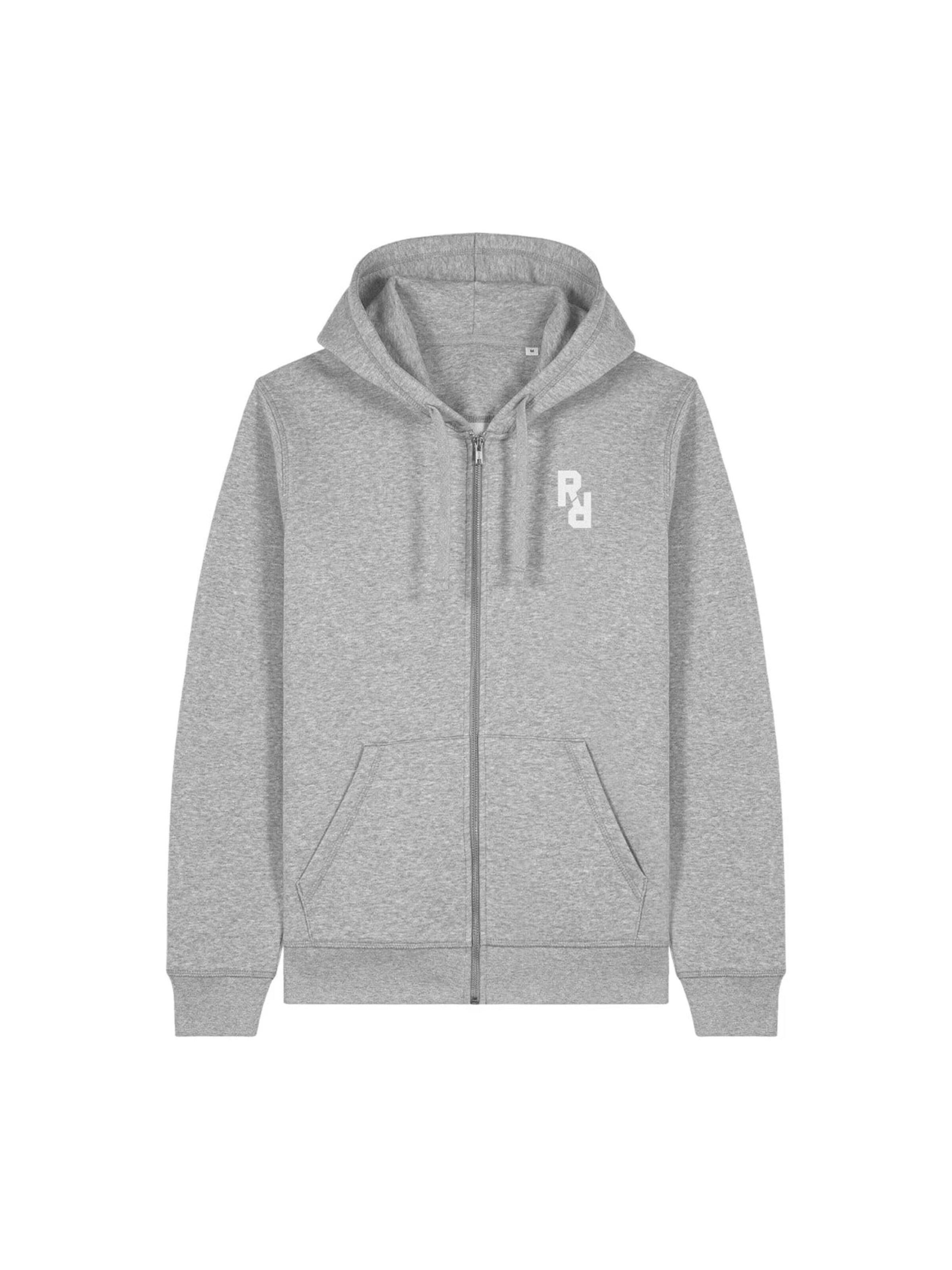 Rheinrebell Sweat jacket in Grey: front
