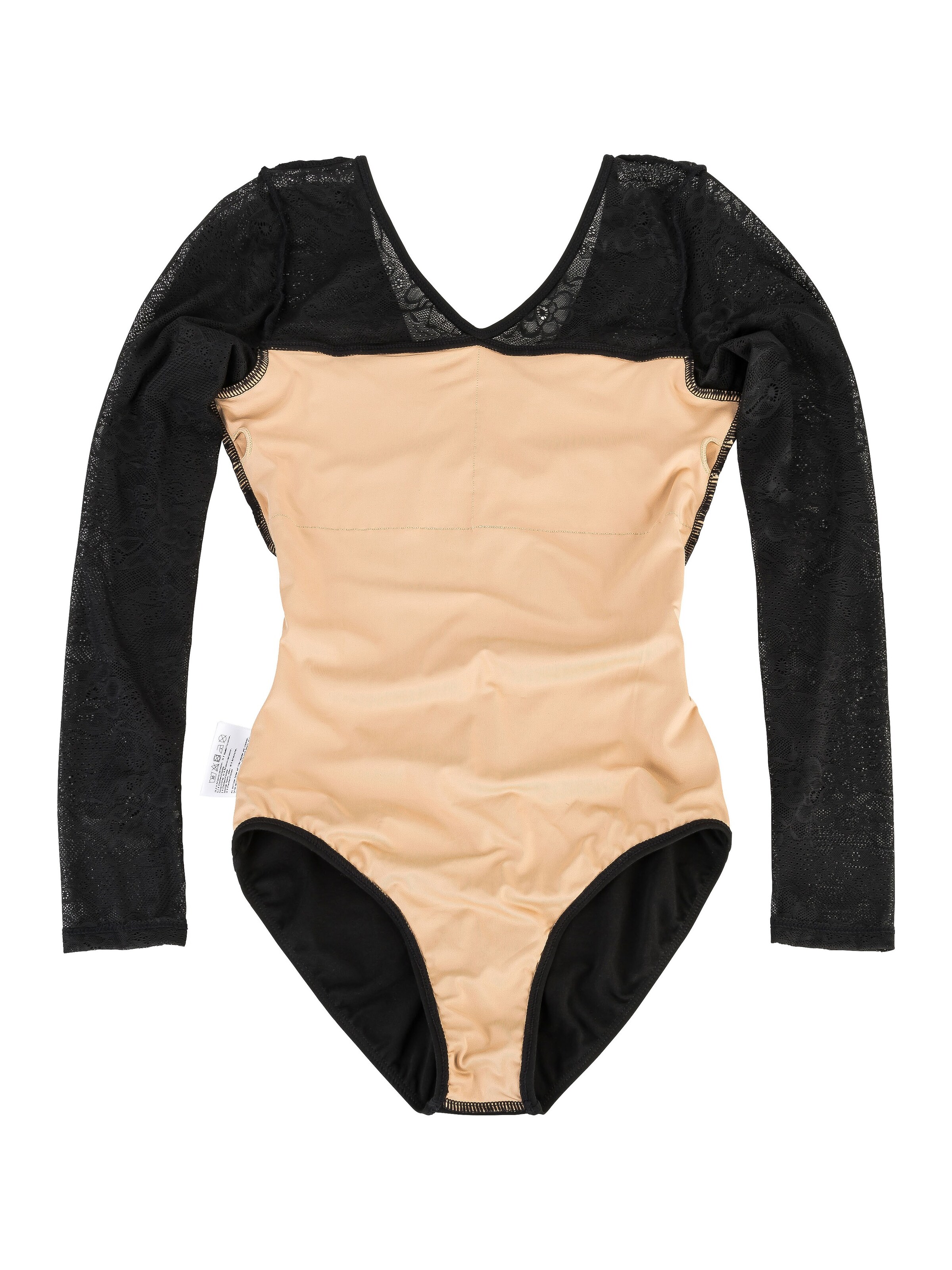 Tanzmuster Athletic Bodysuit 'Britta' in Black