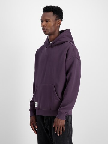 ALPHA INDUSTRIES Sweatshirt in Purple