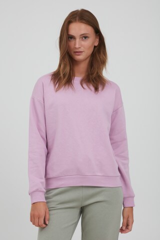 b.young Sweatshirt in Roze: voorkant