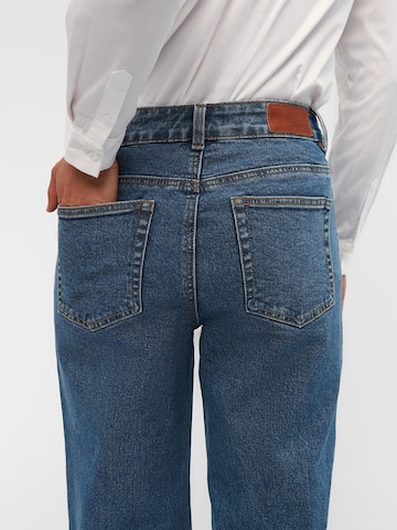 OBJECT Wide Leg Jeans 'Marina' i blå