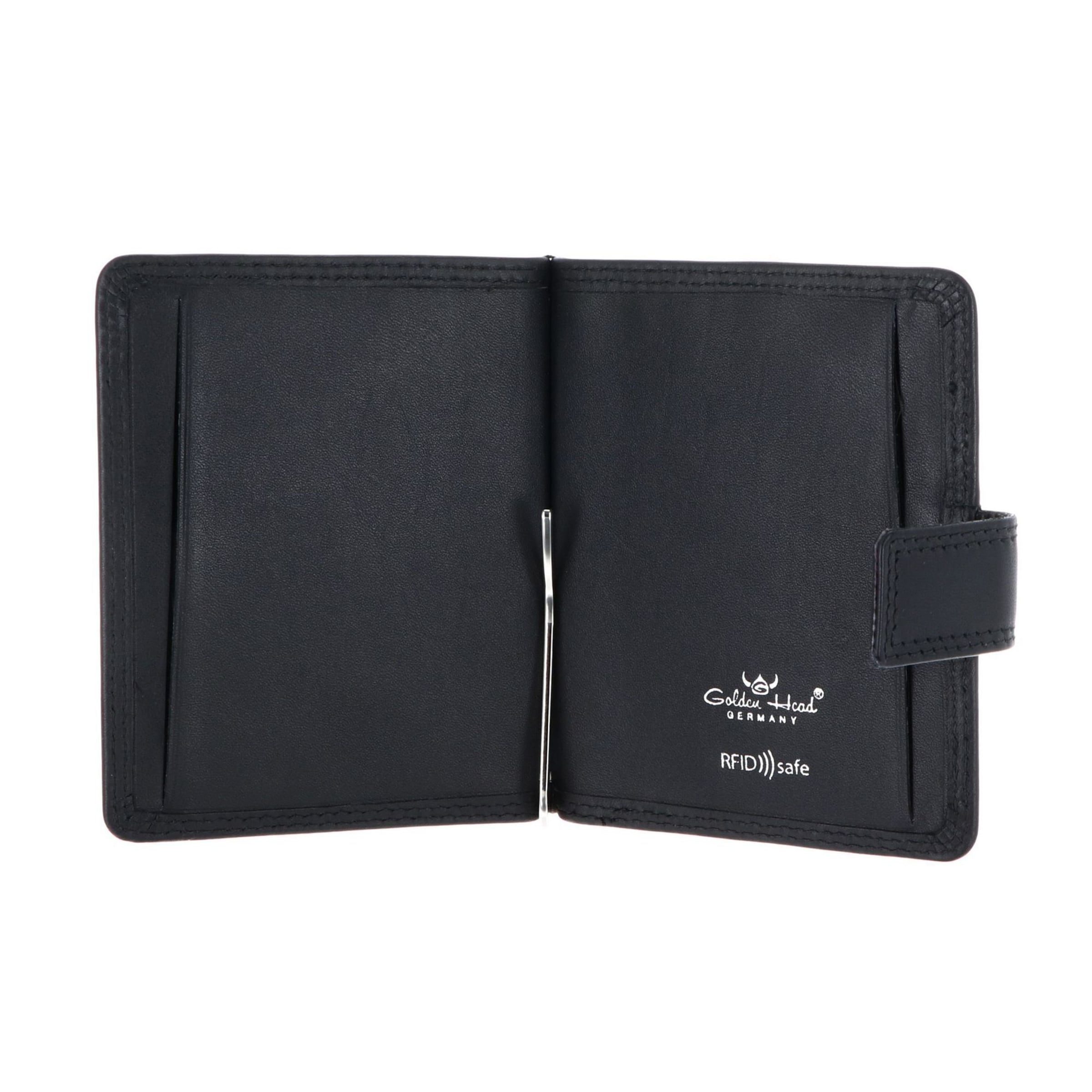 Porte-monnaies 'Polo' GOLDEN HEAD en noir